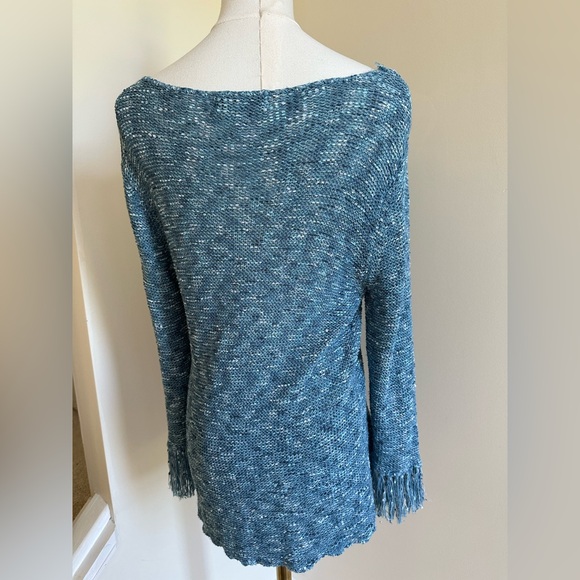 Coldwater Creek Blue Sweater- Medium - Picture 4 of 8